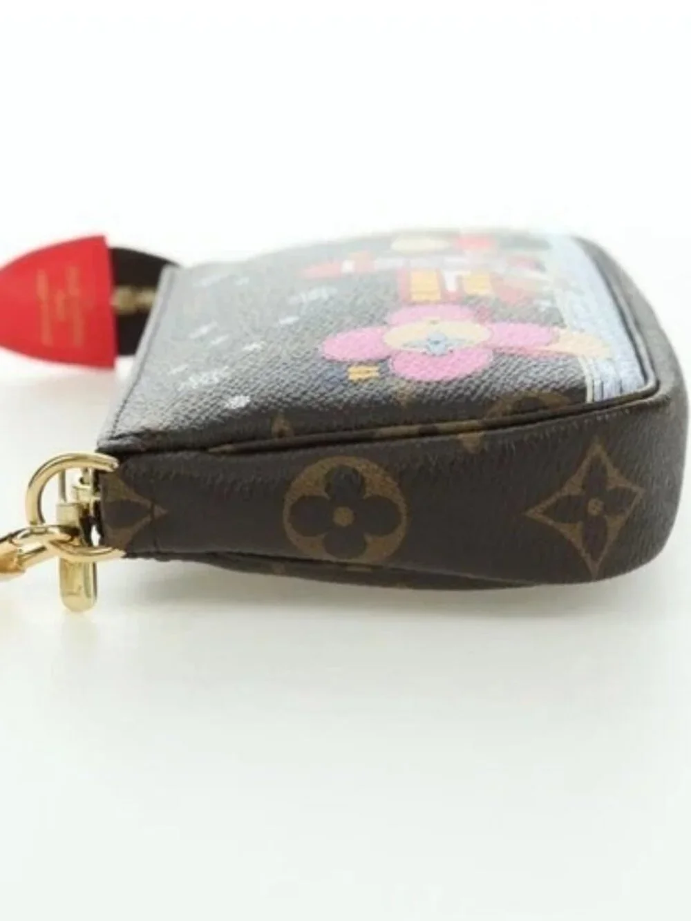 LOUIS VUITTON Vivienne Mini Pochette Accessoires Pouch M80863 LV Auth YKZ1367SAM